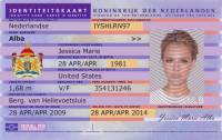دانلود فایل ID کارت شناسایی هلند PSD